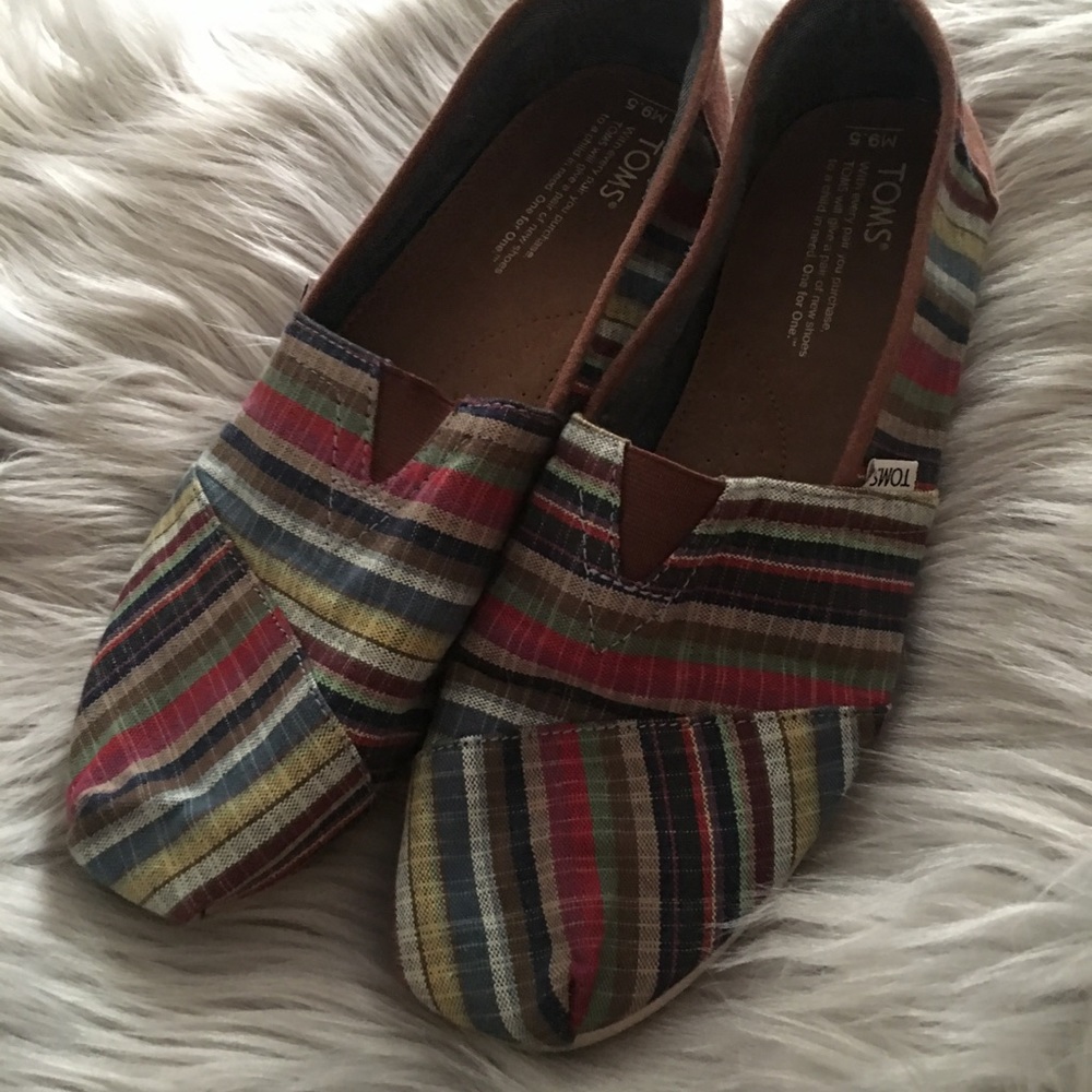Men's striped Toms
